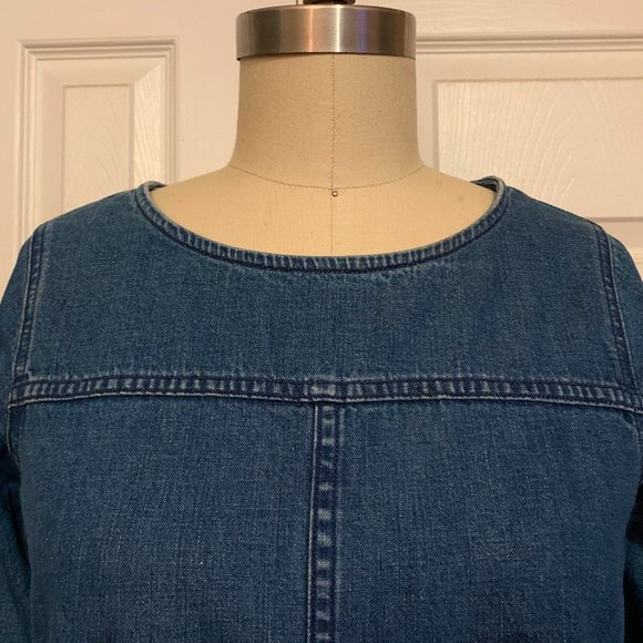 Madewell Denim Shift Dress - Picture 6 of 8